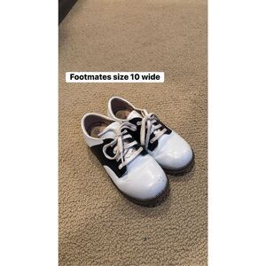 Footmates Sherry navy/white 10w